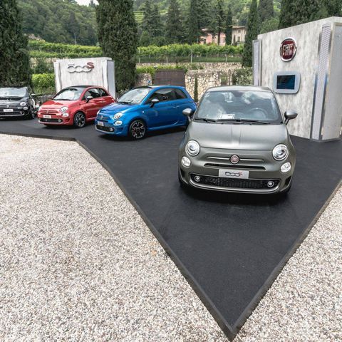 FCA Group at Villa Spinosa with 500S and 124 Spider